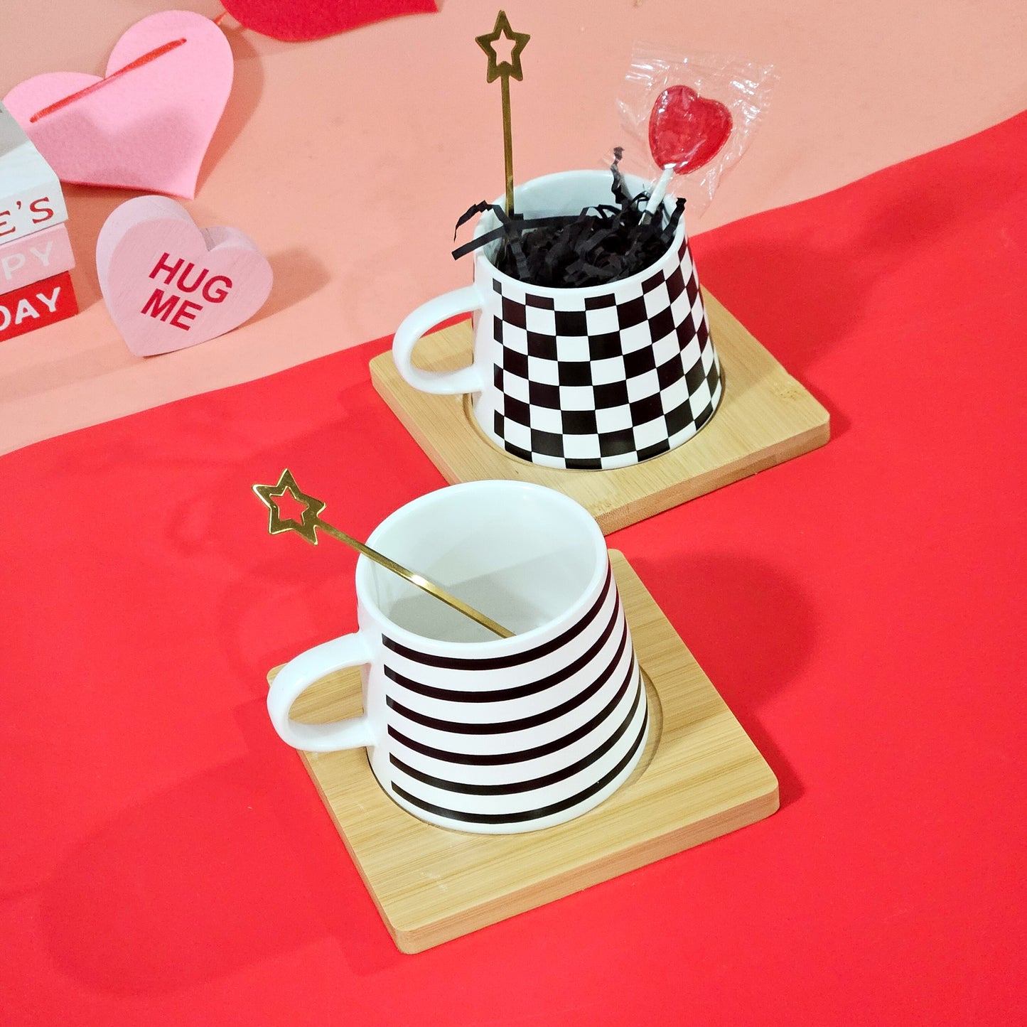 Chess - Coffee Mug with wooden coasters