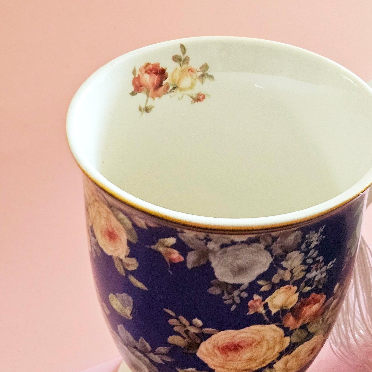 Royal Blue Vintage Tea Cup