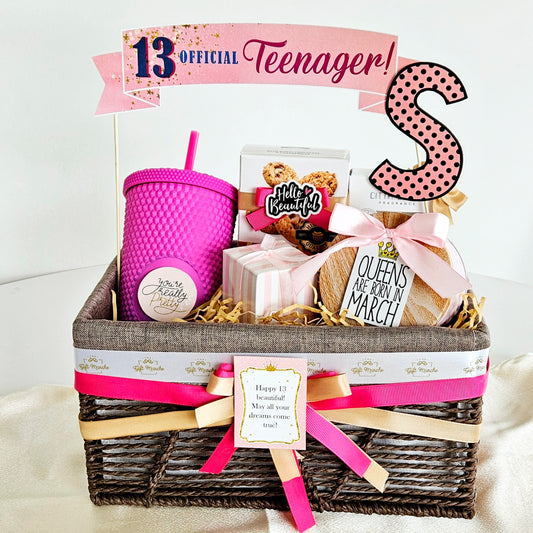 Teen Pink Birthday Hamper